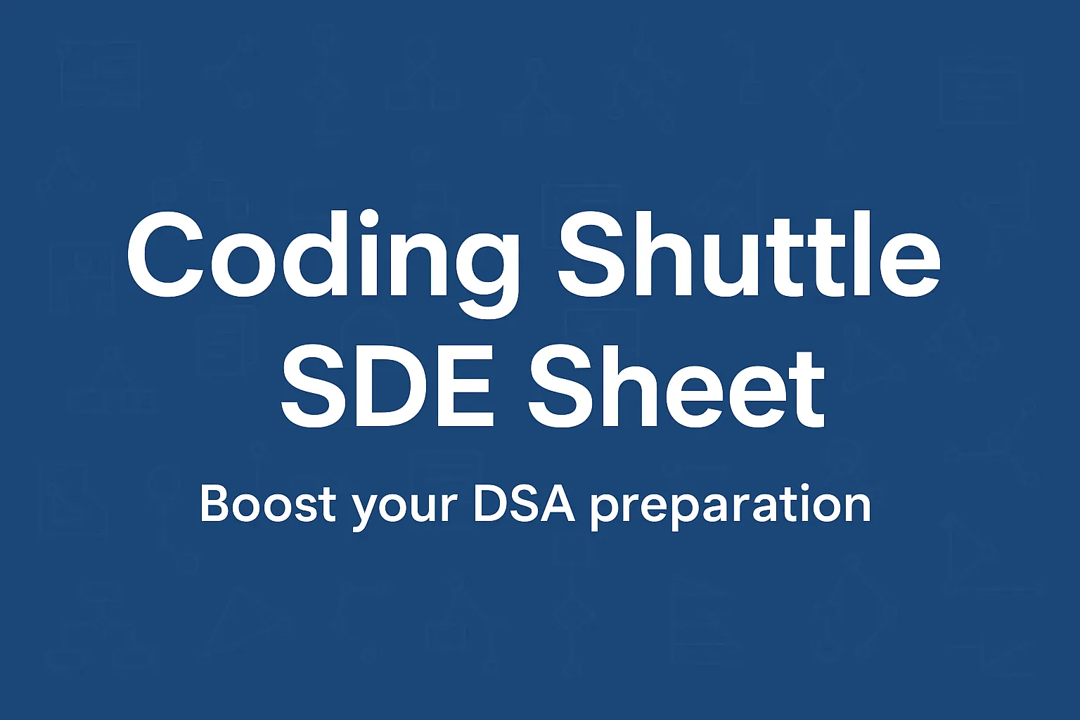 CS SDE Sheet
