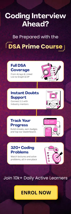 DSA Prime 4.0 - Master Data Structures & Algorithms in Java